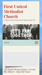 Mobile Screenshot of fumc-corinth.org